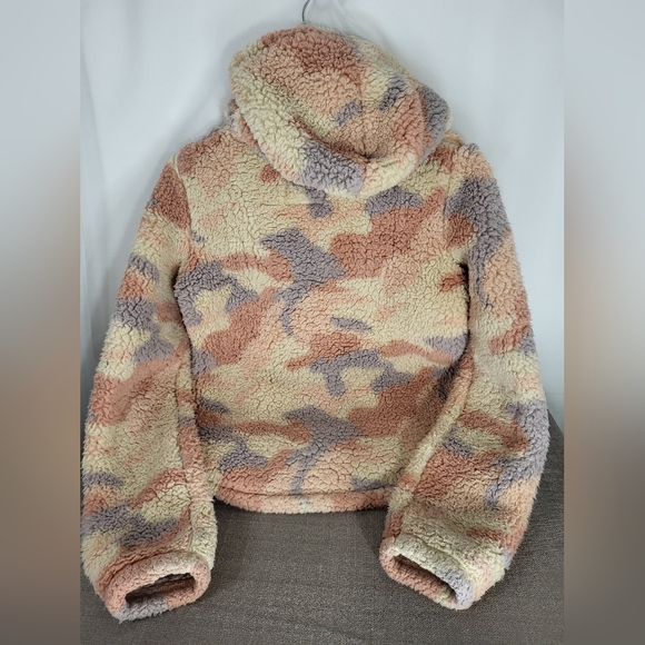 HOLLISTER Sherpa Teddy Bear Hoodie XS - Picture 2 of 3